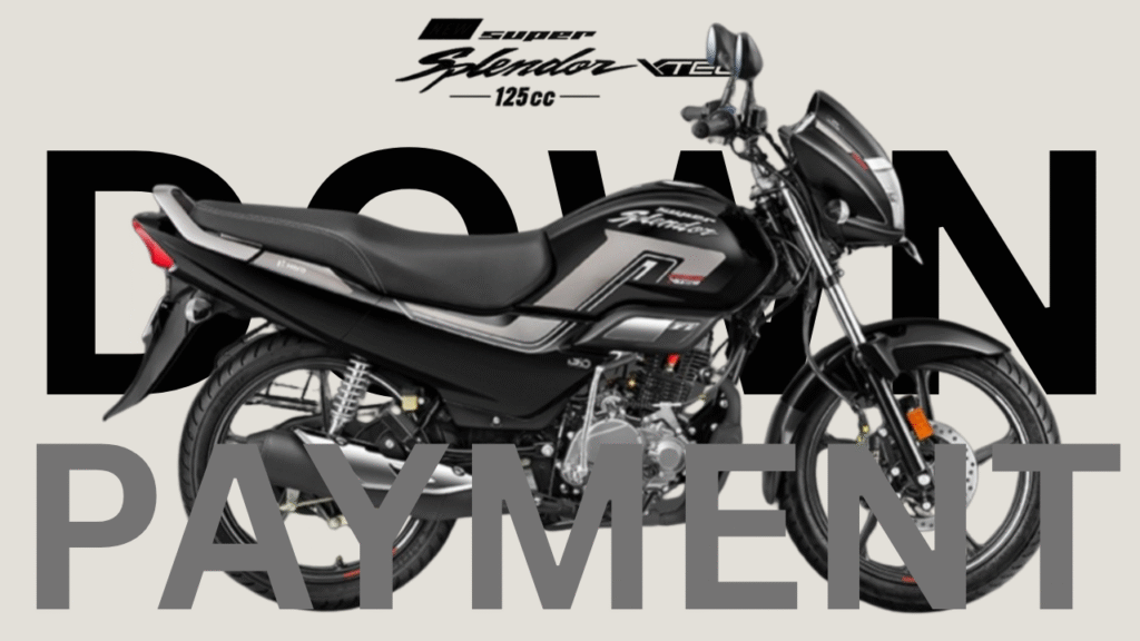 1000031213 Super Splendor Xtec Down Payment And EMI