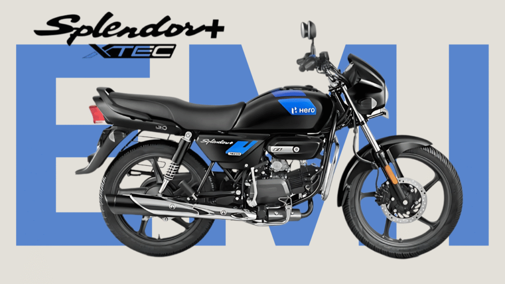 Hero Splendor Plus Xtec EMI Calculator: Down Payment, EMI, Finance, Loan, Interest Rate